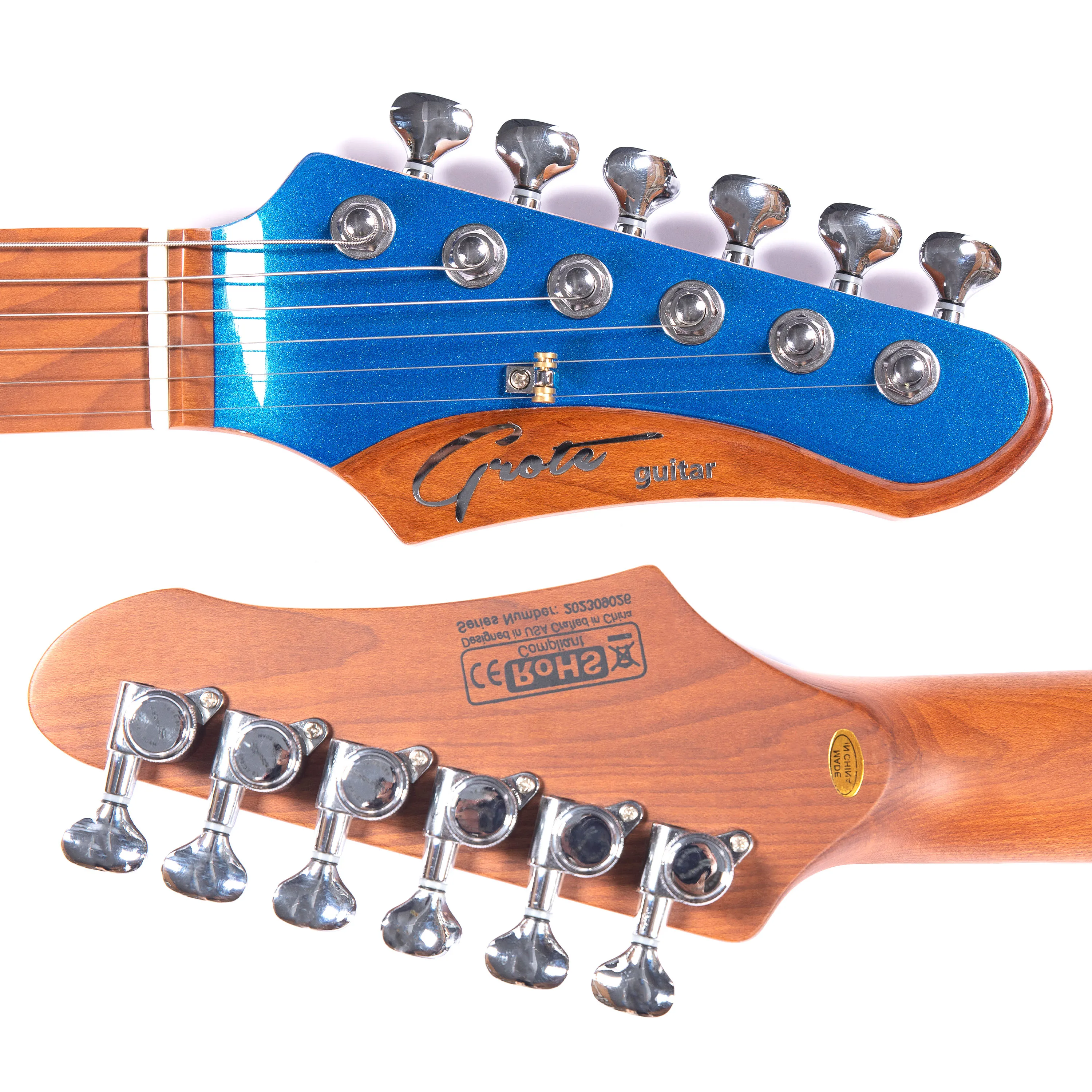 Amazon | Grote ソリッドエレキギター GR-Modern-T メタリック