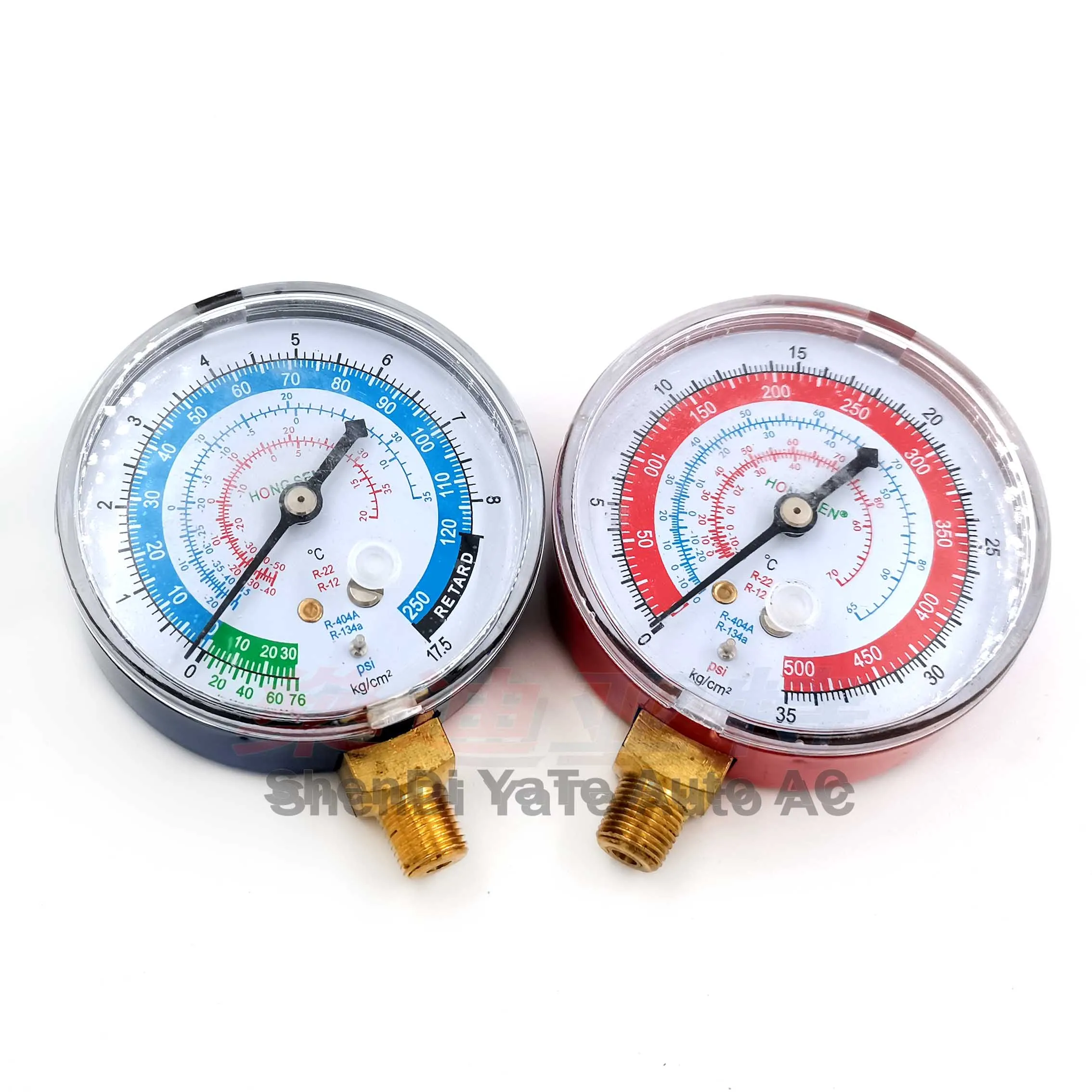 Household Car Air Condition Fluorine Cool Gas Meter Valve High Low Pressures Manifold Gauges Set For Y70 R22 R12 R404A R134a
