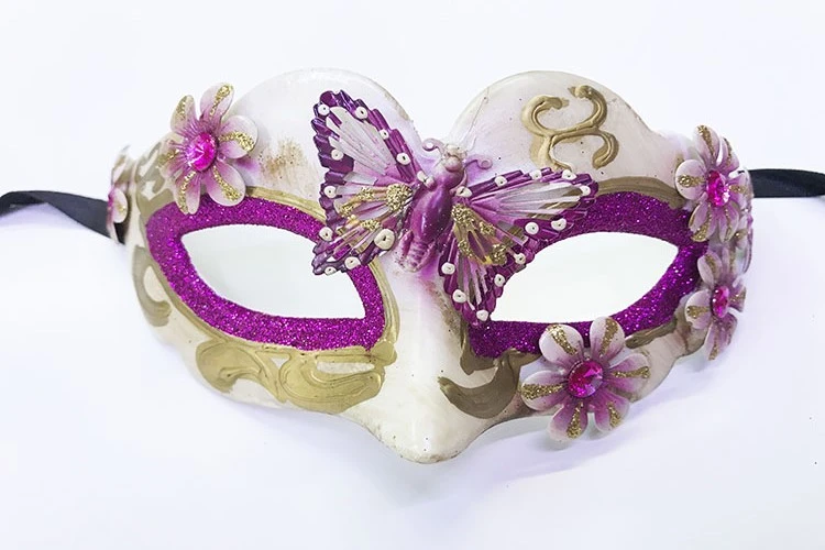 Borboleta padrão masquerade máscara de natal cor roxa|Balões e acessórios|  - AliExpress