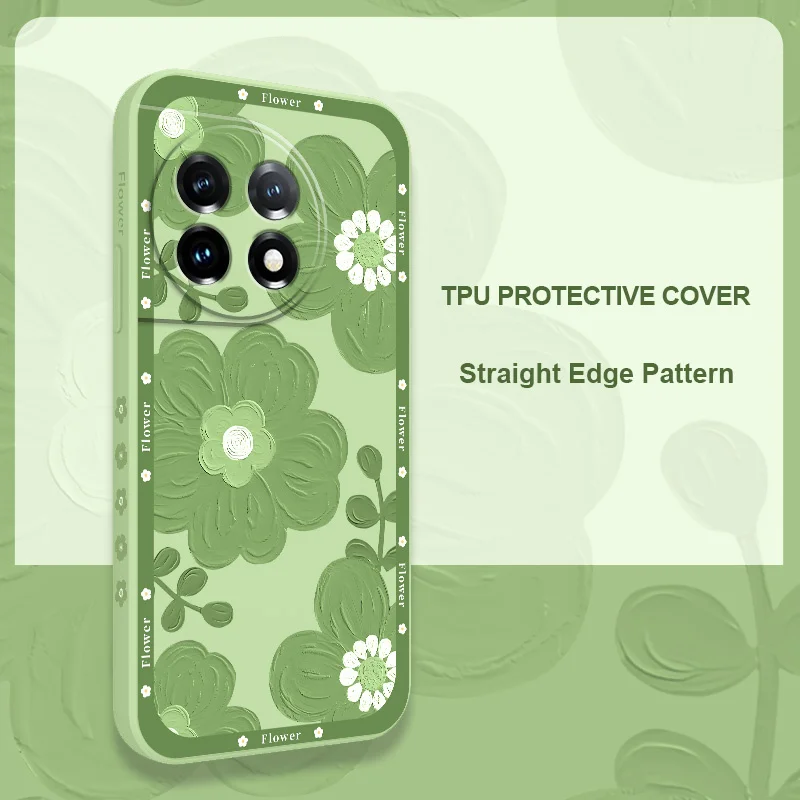 Spoony Flowers Liquid Silicone Phone Case