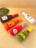 A pet plush toy bottle shape pet bite toy pet relief interactive pet toys can sound pet toys 1