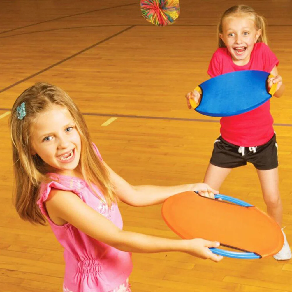 Flying Disc Trampoline Paddle and Ball Set Ball Bounce Game Toss and Catch Bat with Outdoor Sports for Adults Kids (1