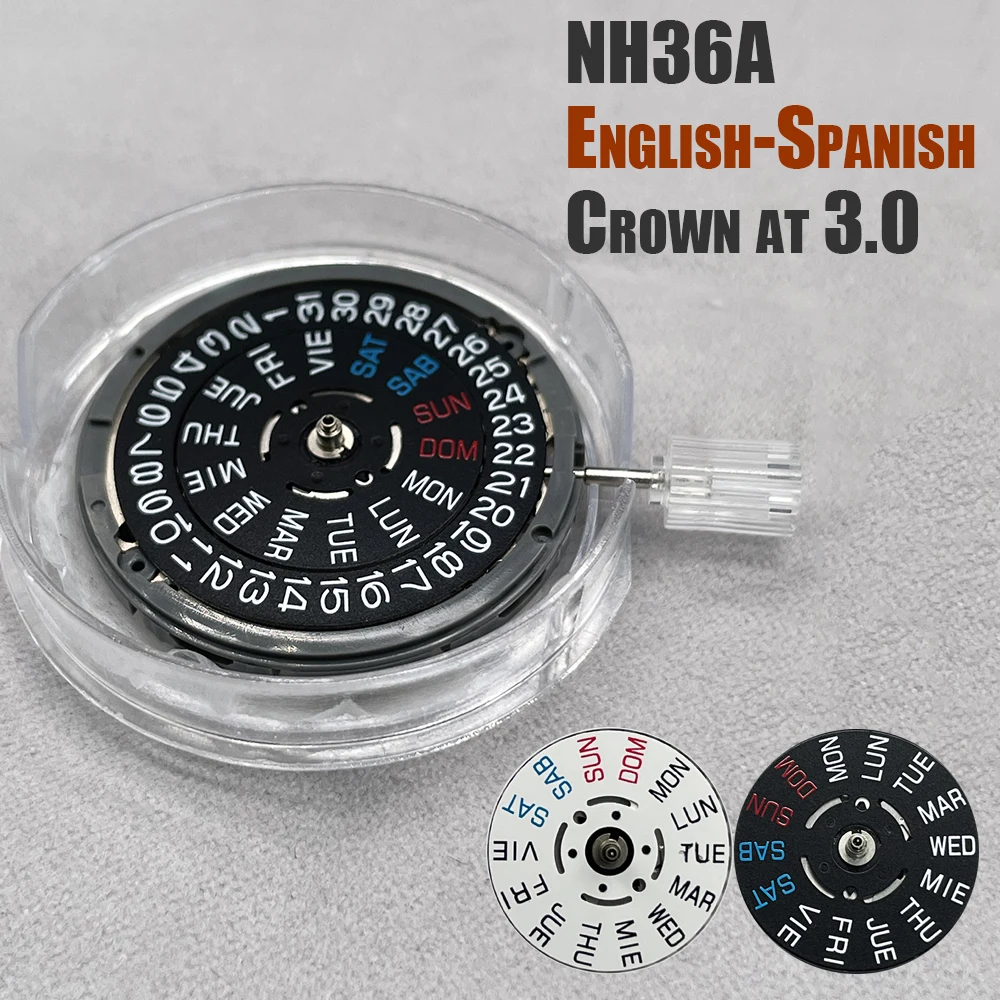 ingles-espanhol-nh36-movimento-preto-datewheel-coroa-em-30-seiko-mecanismo-de-substituicao-relogio-mecanico-original-nh36a-branco-dis