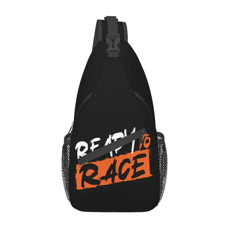 

Ready To Race Sling Crossbody Backpack Men Custom Chest Shoulder Bag for Traveling Daypack