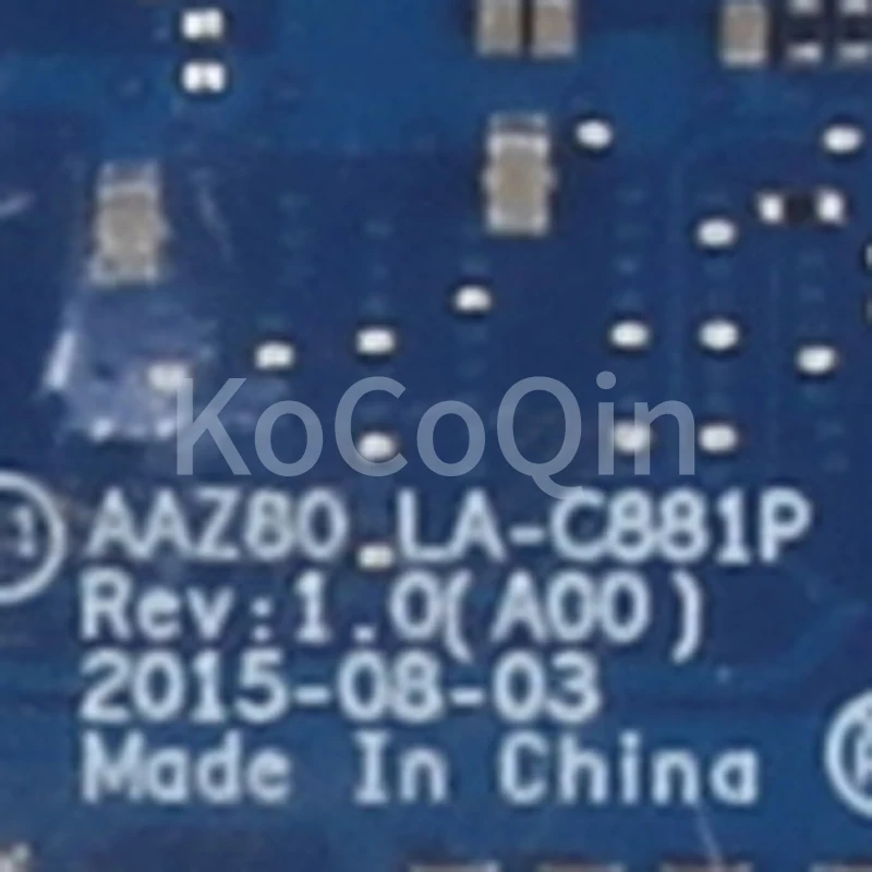 LA-C881P, Dell XPS 9350, Mainboard do portátil,