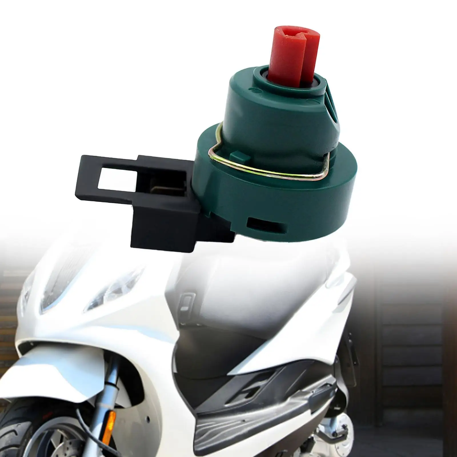 Piaggio Fly 50 4V 4T 2015용 교체용 오토바이 점화 플러그 실용적인 전기 스위치