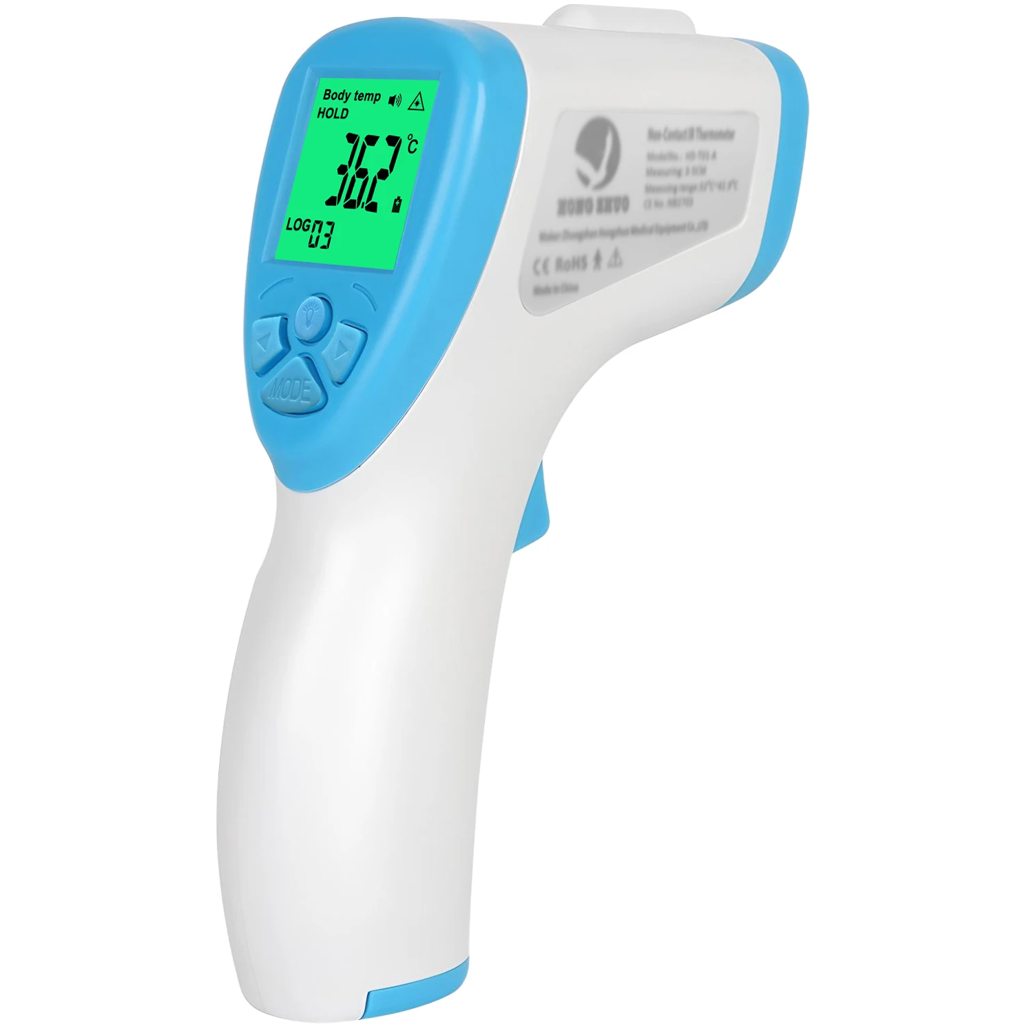 מדחום דיגיטלי אינפרא אדום לתינוקות ומבוגרים, מדחום מצח ללא מגע, רפואי, אלקטרוני, ללא מגע, למדידת חום