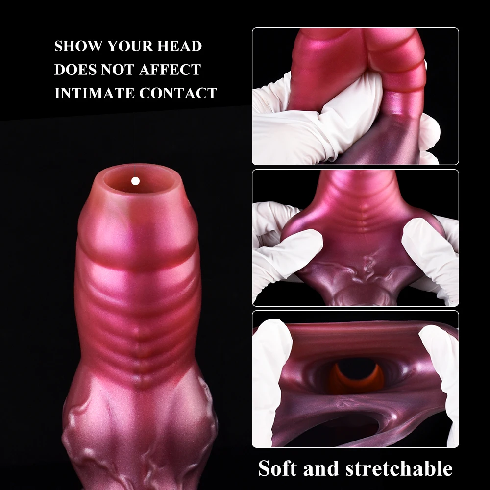 Reusable Bigger 8.5 Inch Penis Condom Cock Dick Penis Sleeves Extender For Men Male Enlarger Sleeve Girth Enhancer Sleeve For Men Large Extension Condom Flesh Color 8.5 Inch U1 In | Whizz Subjects - Foto 11
