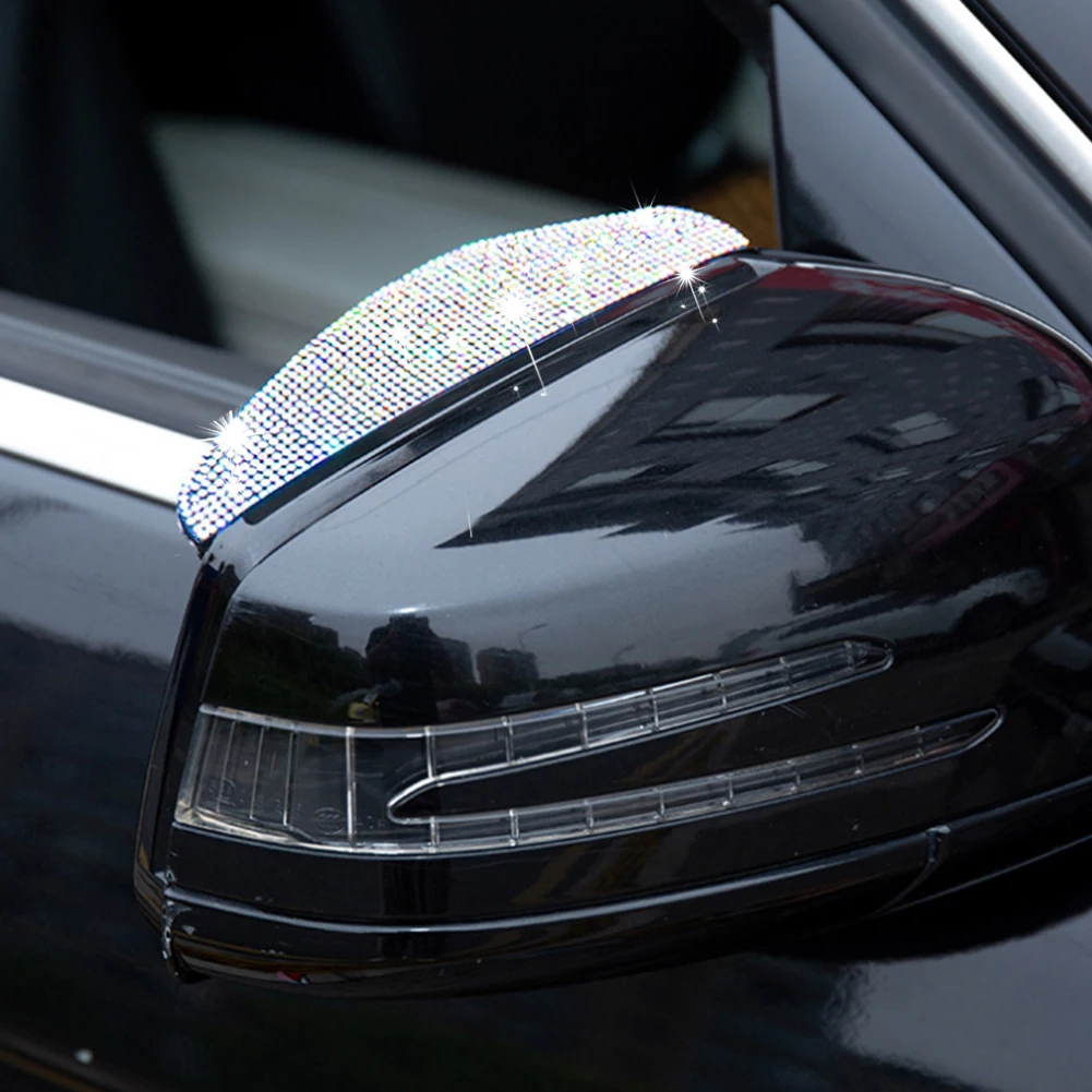 Rearview Mirror Rain Shield Rearview Mirror Rain Eyebrow Rearview Mirror Rain Guard 2Pcs PVC For Car