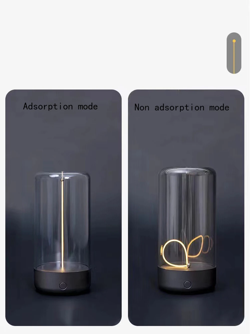 Quantum Magnetic Atmosphere Light Usb Charging Portable Light High Transparency And Drop Resistant Creative Led Atmosphere Light