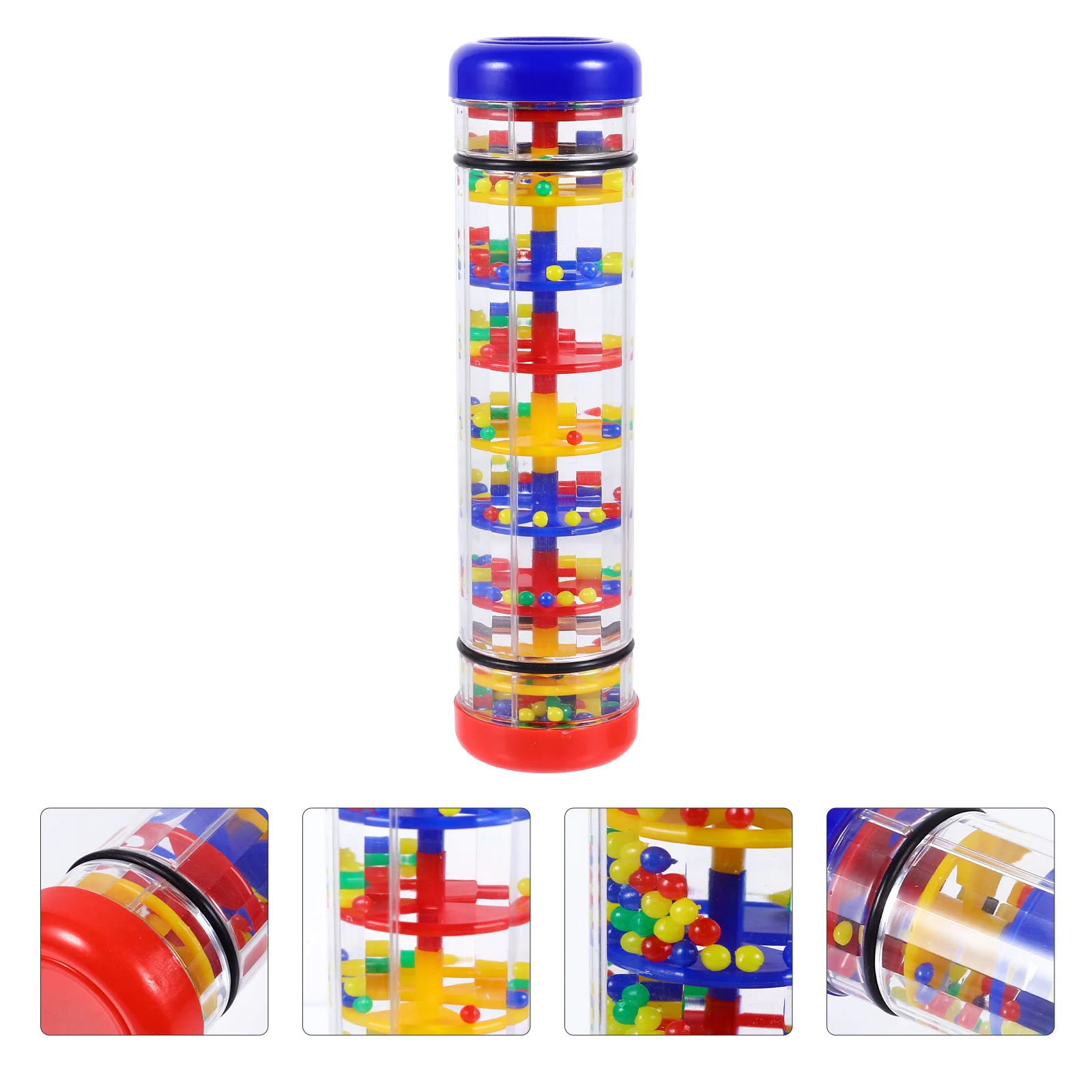 

Rainmaker Raindrop Sound and Shaker Toys Rain Sound Handshake Rain Instrument Toys Preschool Educational Plaything ( 20X5CM )