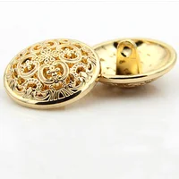 10Pcs/Lot Round Vintage Metal Flower Pattern Buttons For Clothing Sewing Knitting Supplies DIY Decorative Garment Coat Buttons 1