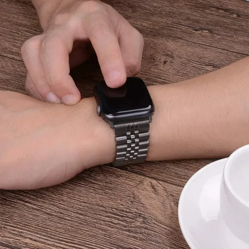 Luxury Fashion Metal Watch Strap - Premium Replacement Bracelet
