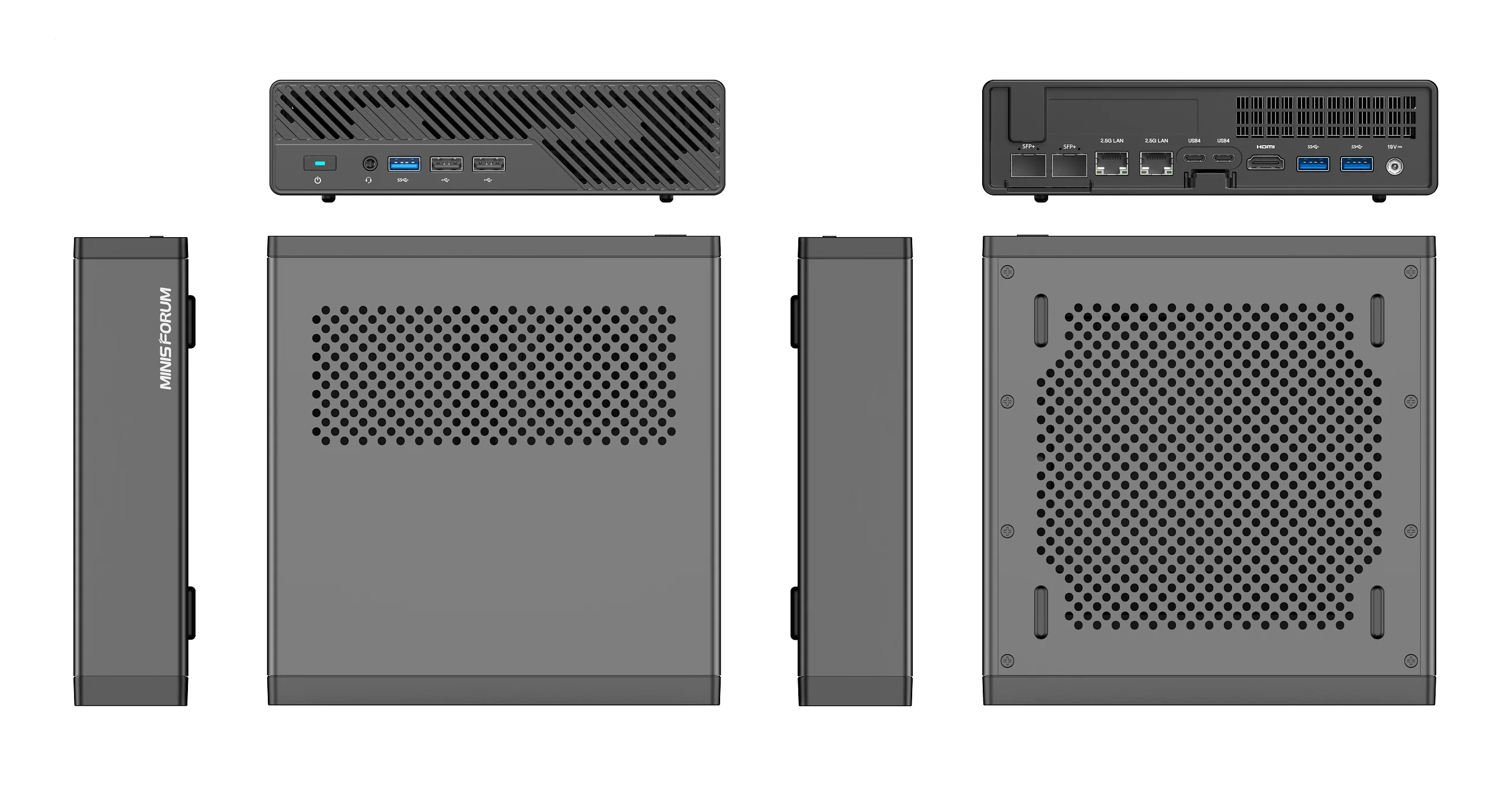 MINISFORUM MiniWorkStation Mini PC MS-01 Intel Core i9 13th Gen Window 11 Mini Computer DDR5 5200Mhz With 10 Gigabit Ethernet PC