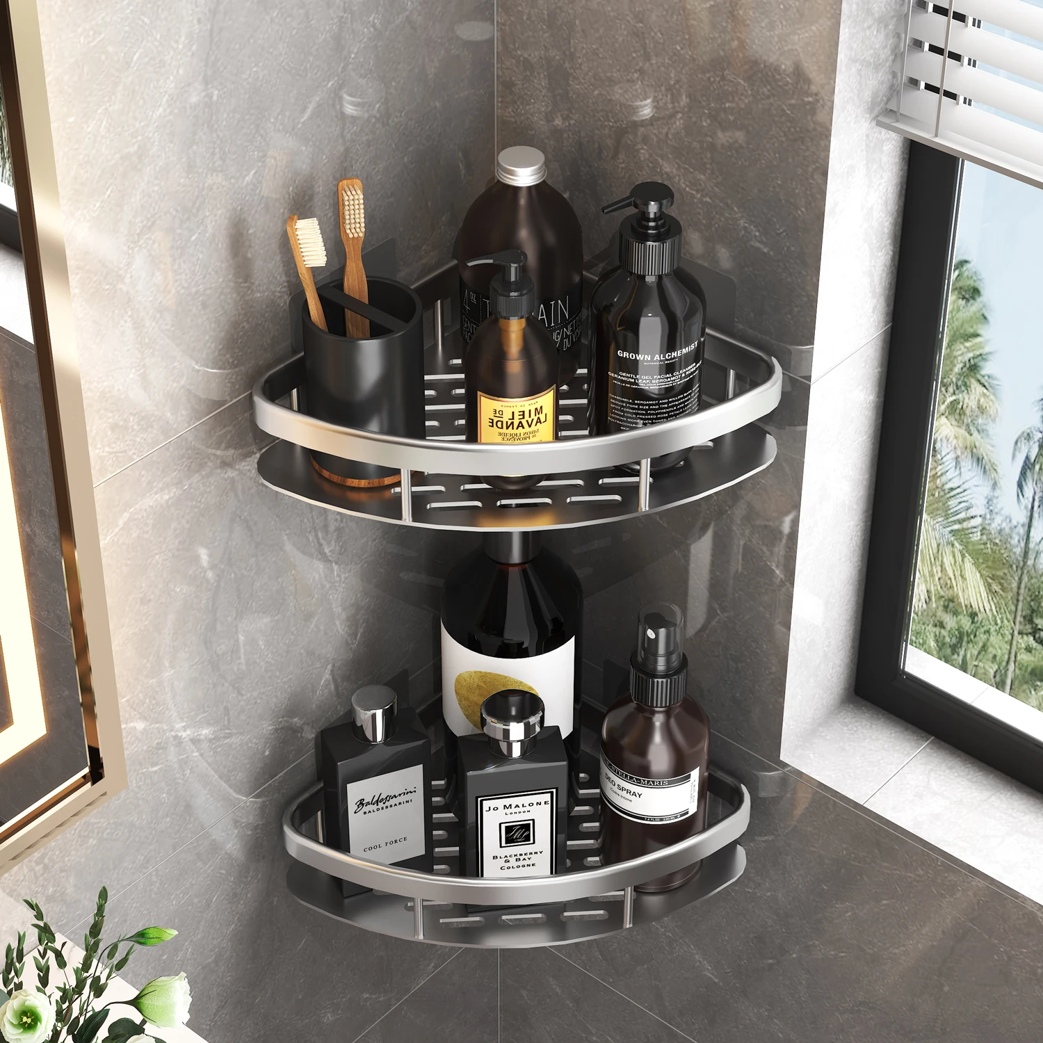 Bathroom Wall Shelf Rack 2
