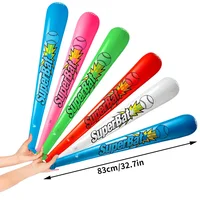 6Pcs/Set Inflatable Baseball Bat Inflatable Hammer Stick Balloon Toy Carnival Party Kids Birthday Gifts Pool Water Game Toy 2