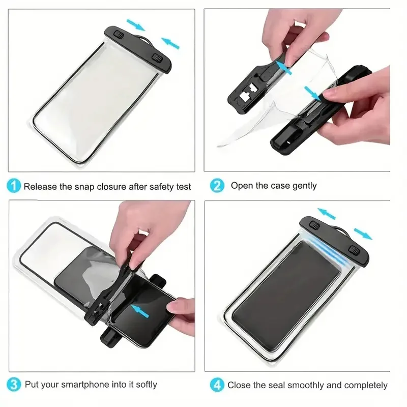 Waterproof PVC Phone Pouch for Swimming Rafting Beach