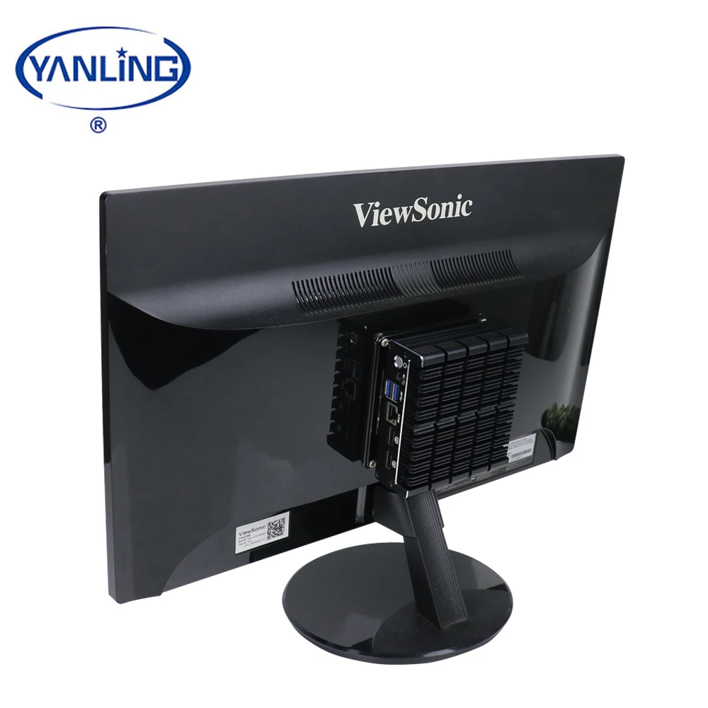 YanLing In-tel J1360 미니 PC 쿼드 코어 4 LAN 팬리스 컴퓨터, Pfsense AES-NI 지원, 2019년 CES 스타 제품, 재고 있음
