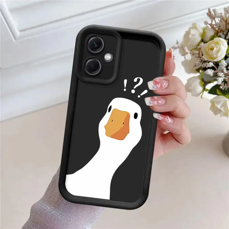 Adorable Cartoon Duck Soft Shell Phone Case