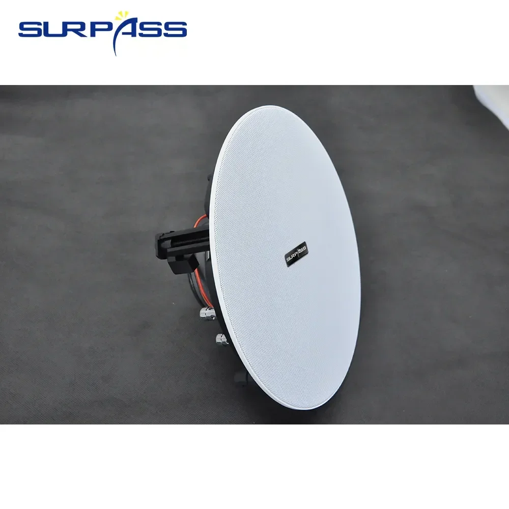 50W 8-inch CeilingSpeaker Audience Home Audio System Ceiling Wall Speaker Flush Mount PassiveRoof Speakers For Home Hotel Studio