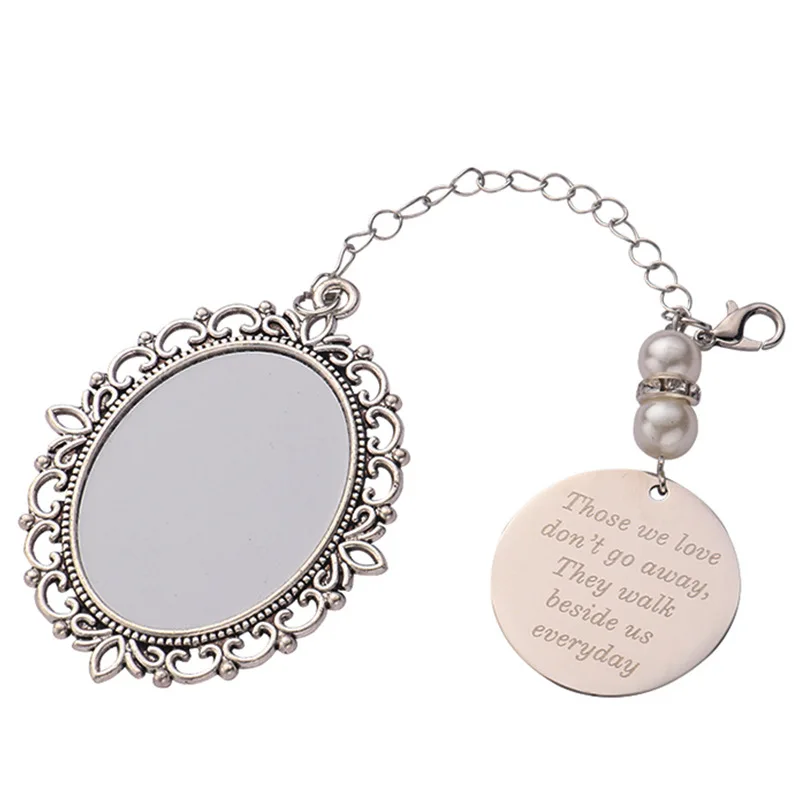 Memorial Photo Charm Sublimation Blank/Memorial Charm Keychain for