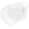 Heart Shaped Clear Flower Box Acrylic Decorative Box Transparent Vase For Romantic Gift Idea Valentine Day Present Teacher Day 5