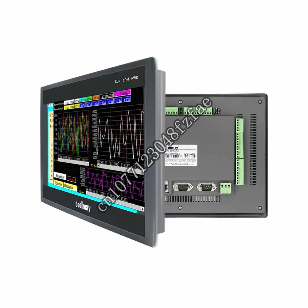 

Coolmay Modbus programmable controller 10 inch hmi touch screen 24 DI 20 DO 16 AI 8 AO plc