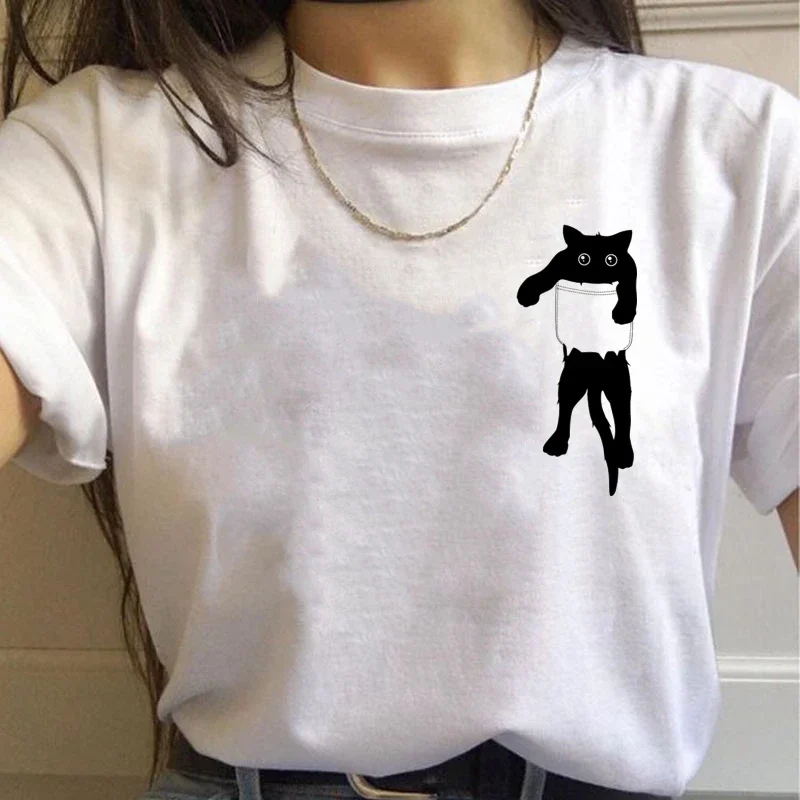 thumbnail image 1 of Camiseta con estampado sencillo y bonito para niños, niñas y adolescentes, ropa de verano para niños, camiseta con estampado divertido de dibujos animados, camiseta de algodón a la moda para niños y e, 1 of 5
