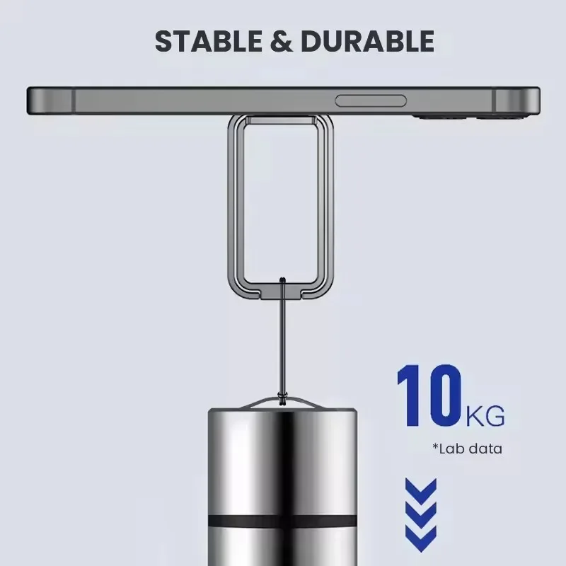 Universal 360° Rotating Metal Phone Ring Holder & Foldable Stand