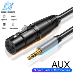 Premium 3.5mm to XLR Microphone Audio Cable - Balanced Analog Connection - 3m (3.5mm to XLR)