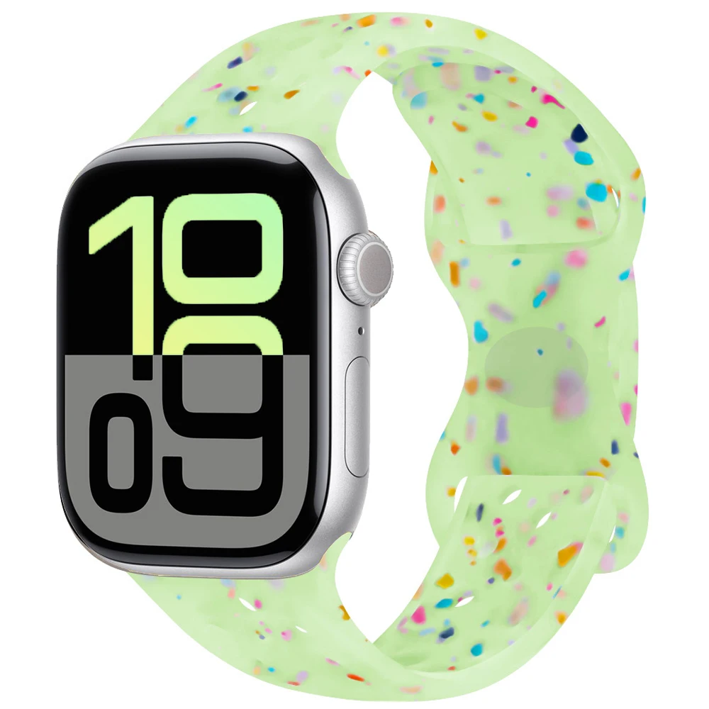 Premium Soft Silicone Band with Metal Buckle