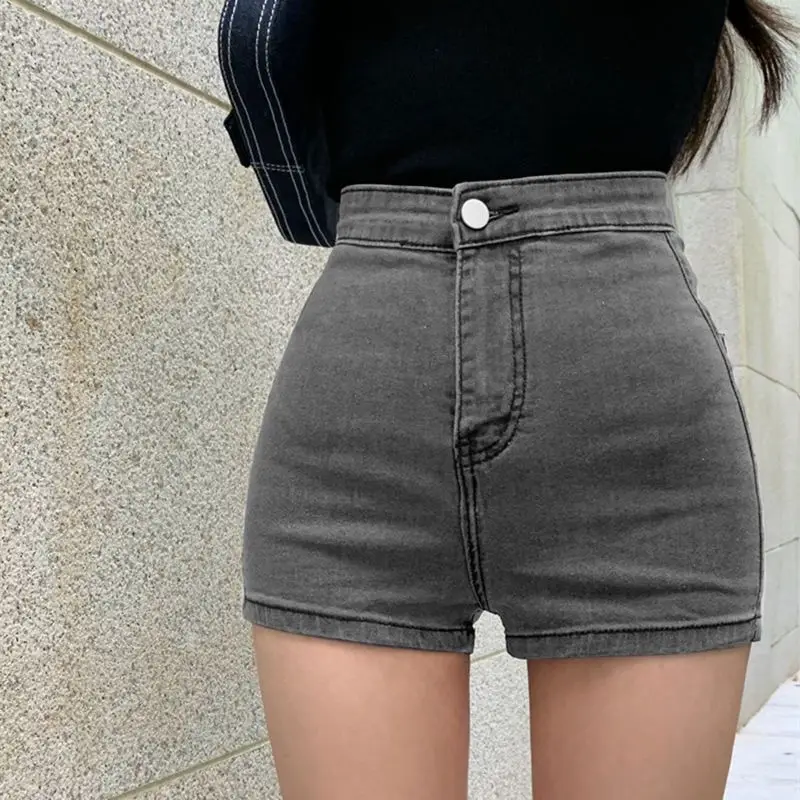Stretch Jeans High Waist Slim Pants Tight Shorts Straight Leg Casual Wide Leg Women's Summer 2023 New Style