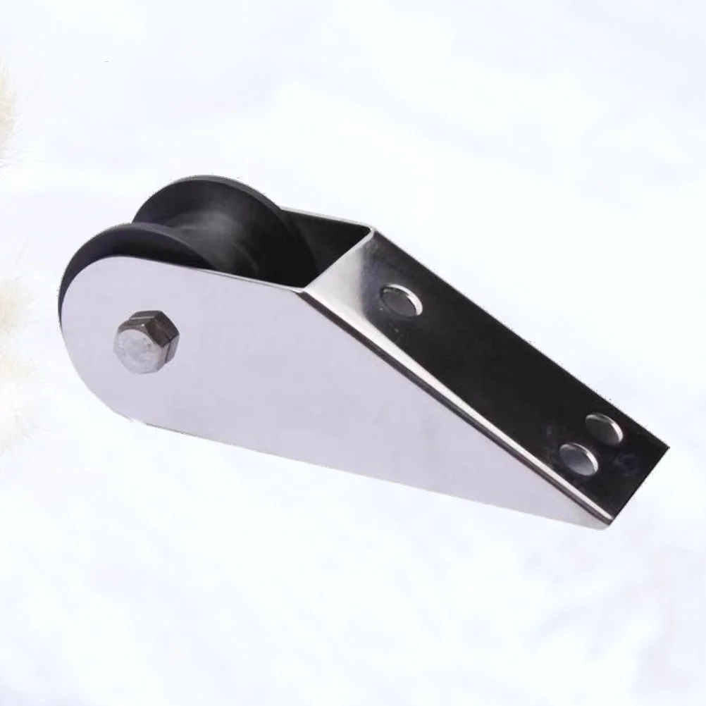 

Stainless Steel Boat Anchor Bracket Anchor Locking Control Accessories Anchor Chain Nylon Roller for Boat (Silver)