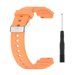 Silicone Kids Smartwatch Replacement Wristband Strap Bracelet Accessories (Orange)