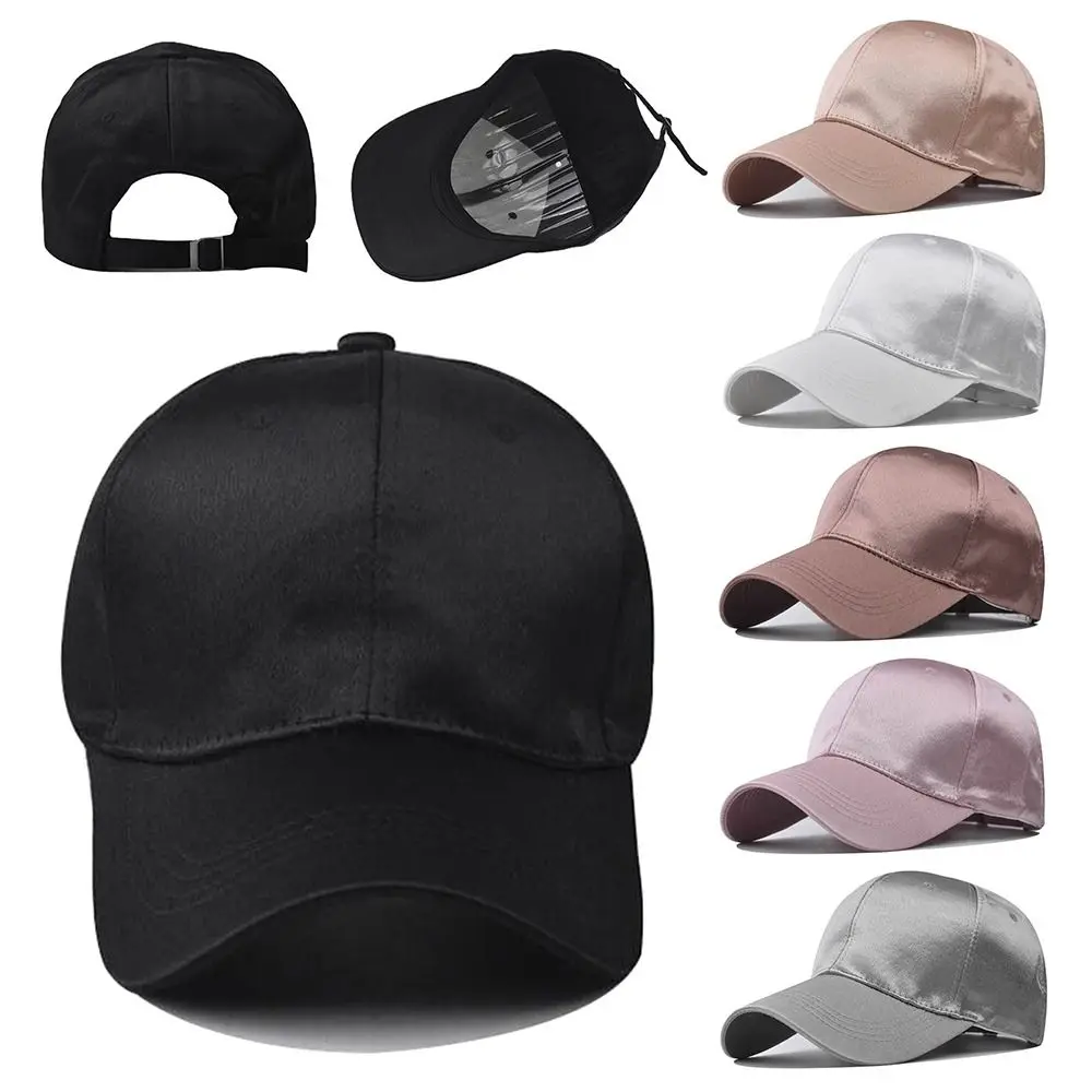 

Fashion Men Women Outdoor Sport Silks and Satins Sun Hats Baseball Cap Hip Hop Hat Strapback Hat