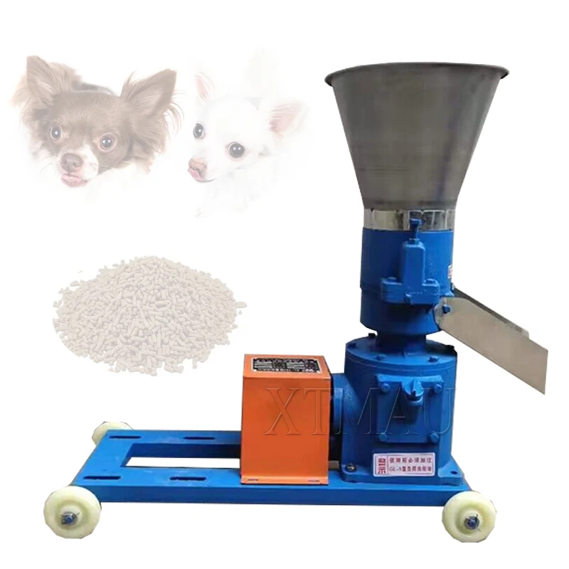 

Household Animal Feed Granulator 4Kw 220V/ 380V 100kg/h-200kg/h Pellet Mill Multi-Function Feed Food Pellet Making Machine