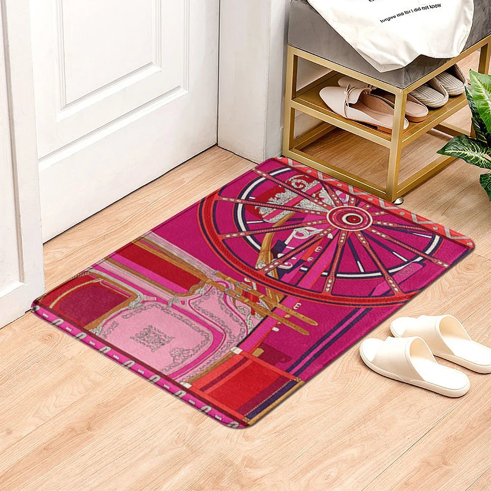 

Bath Mat Bathroom Small Rug Shower Mat Decorative Absorbent Foot Mat Entrance Door Mat Kitchen Mat Bedroom Balcony Room Mat Boho