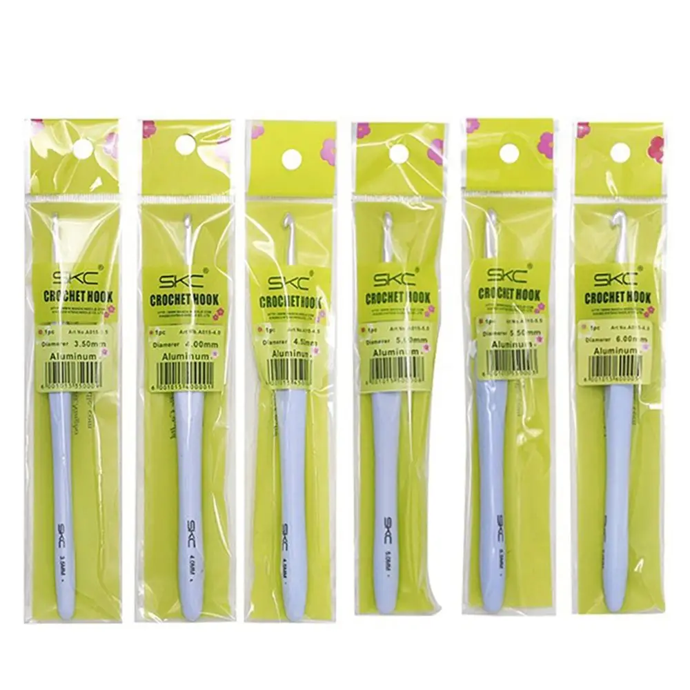 New Soft Handle Knitting Needles Aluminum Long Crocheting Hooks Multisize Crocheting Needles Sweater