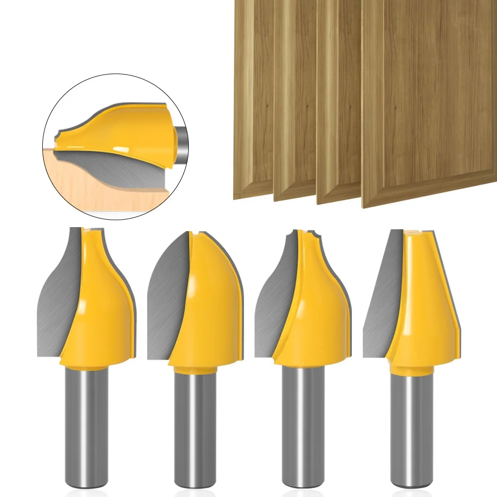 

1pc 12mm 1/2" Shank Vertical Raised Panel Router Bit Tenon Cutters Set Door Woodworking Cutter Wood Drill Bit