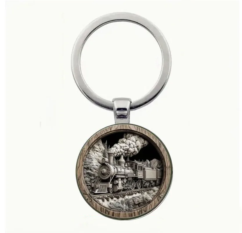 Retro Steam Locomotive Keychain: The Perfect Gift for Train Enthusiasts ...
