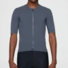 SPEXCEL 2022 New Coldback Tech Fabric UPF 50+ Pro Aero Fit Short Sleeve Cycling Jerseys Seamless Collar design Light Gray 1