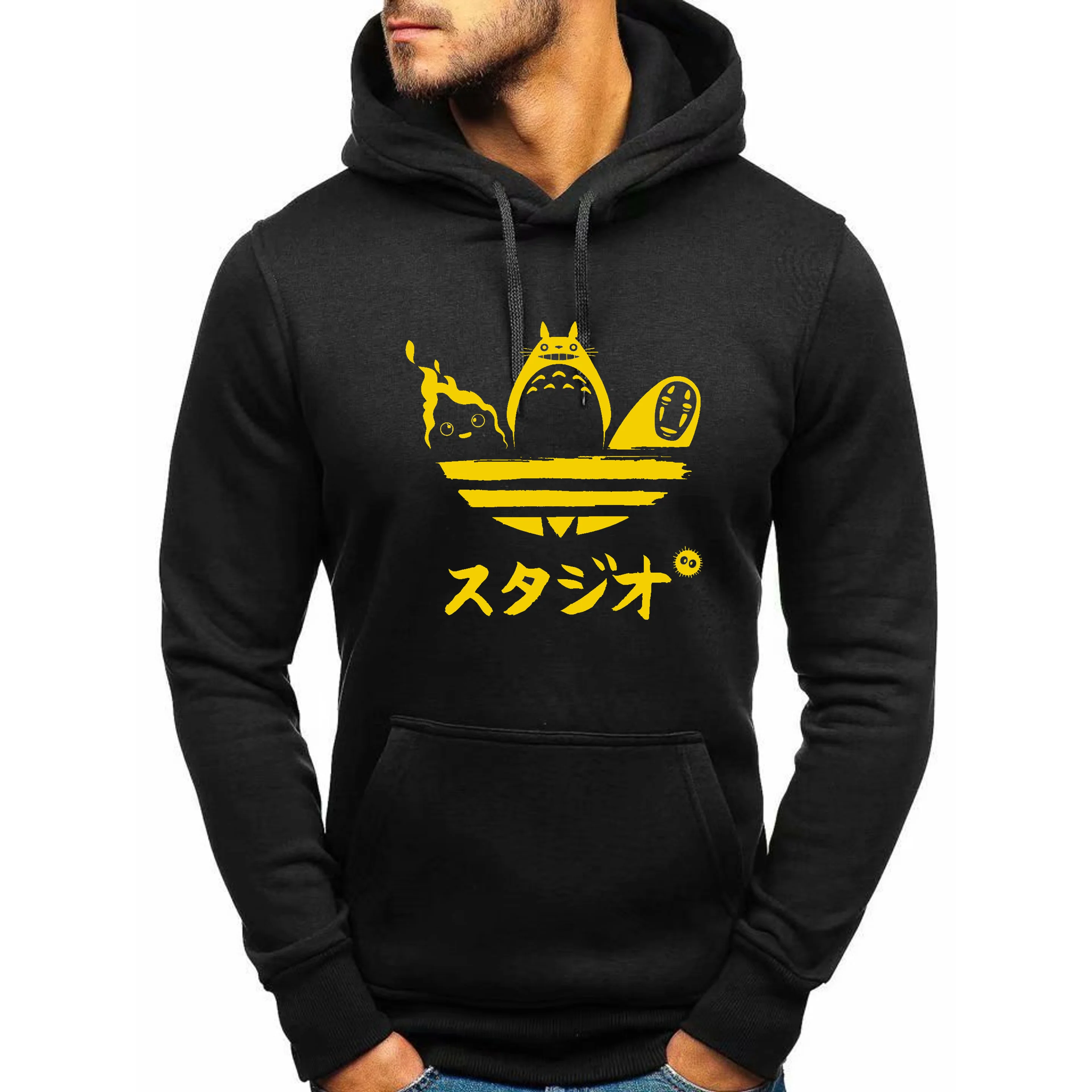 

Studio Ghibli Kawaii Miyazaki Harajuku Totoro Hoodie Winter New Fashion Men's Women's Sweater Long Sleeve Tops Pullover XS-3XL