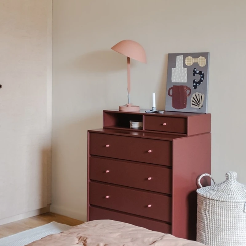 

Light luxury bedroom storage cabinets, solid wood drawer, living room sideboards, four or five chest of drawers