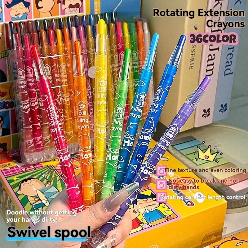 Vibrant Washable Crayons for Kids - Bulk Set for Creative Arts & Crafts, Perfect for Back to School Supplies