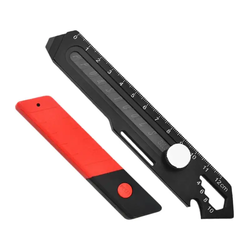 

Utility Cutter Retractable 10 In 1 Retractable Stainless Steel Razor Cutter Box Cutter With Ergonomic Handle Professional