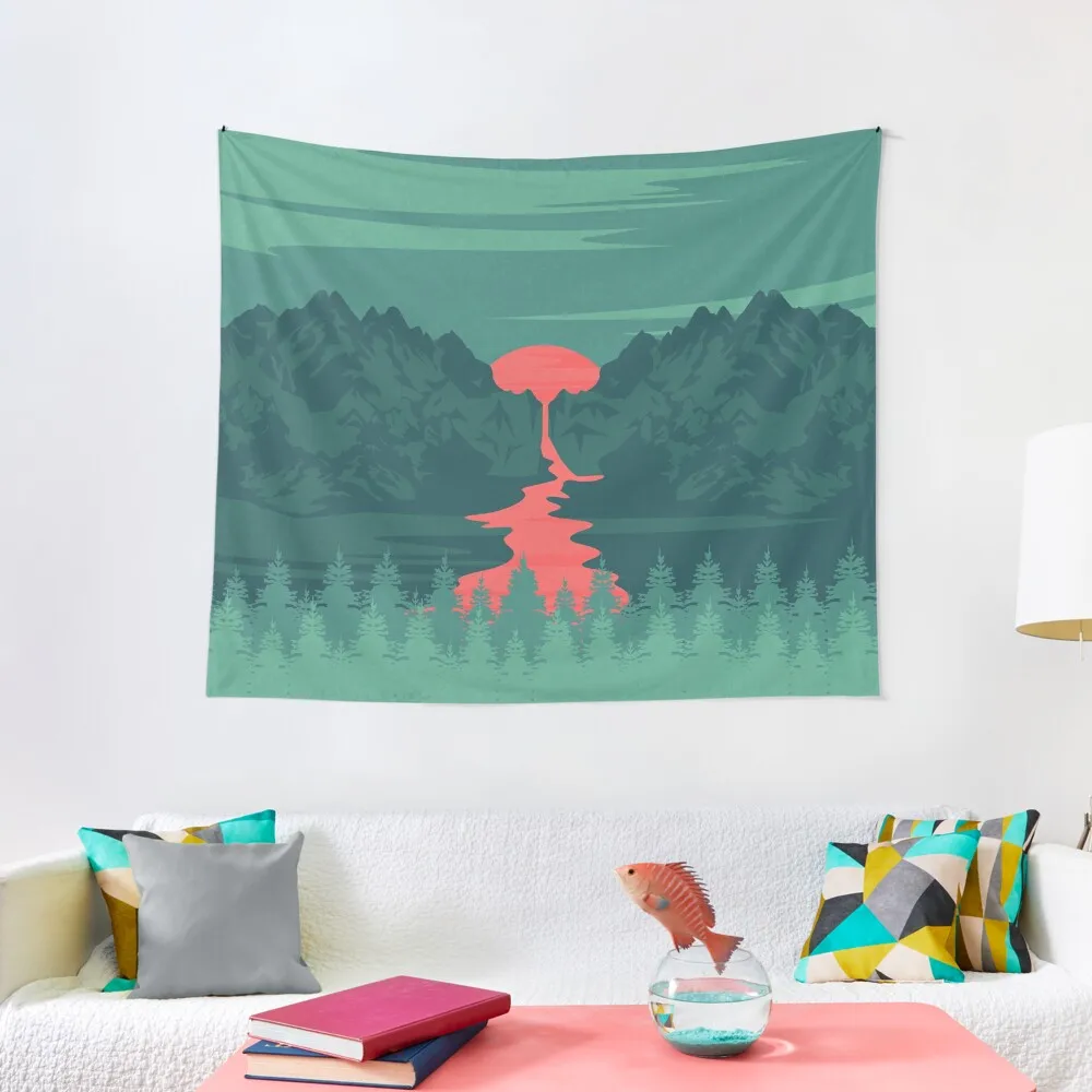 

The Red River Tapestry tapestries wall hanging tapestry for bedroom