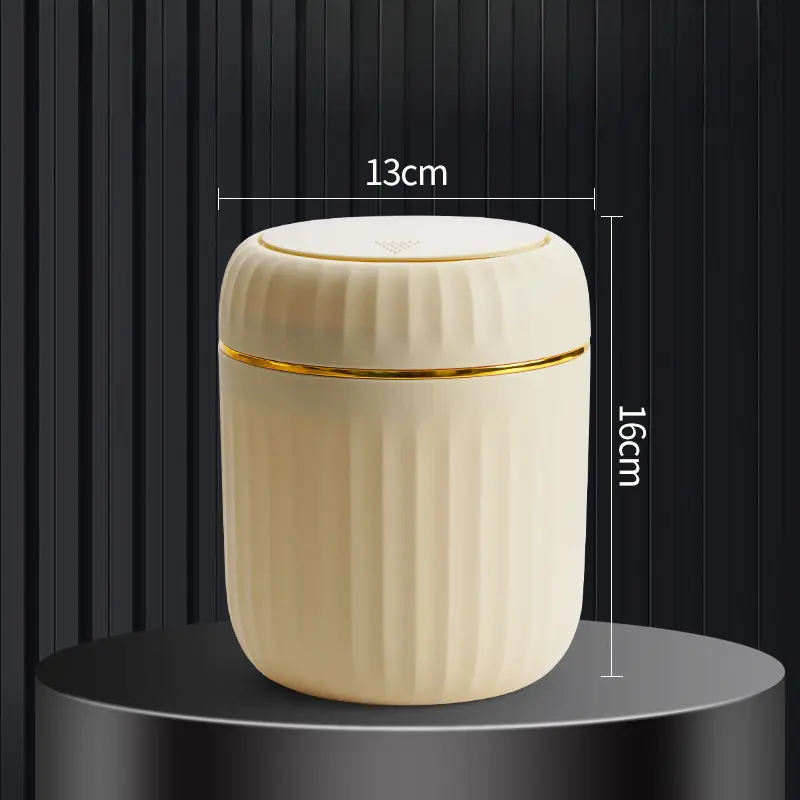 Mini Desktop Trash Can with Lid Garbage Waste Bin Organizer Bedroom Office Desk Storage Box Made Durable Plastic Home Supplies - Image 8