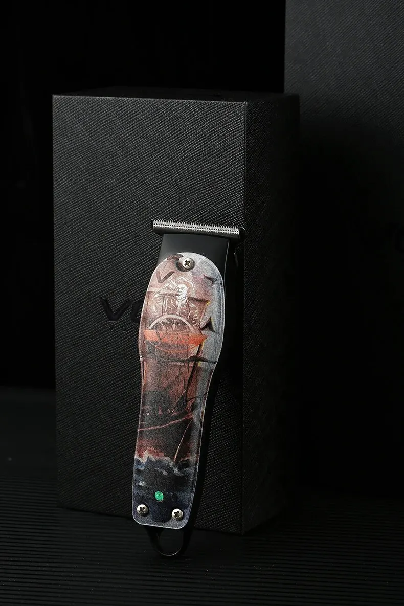 VGR عبر الحدود جديد الكتابة على الجدران ماكينة حلاقة المقص الكهربائية المهنية مقص الشعر الكهربائية النقش النفط رئيس الكهربائية ترويسة V-953