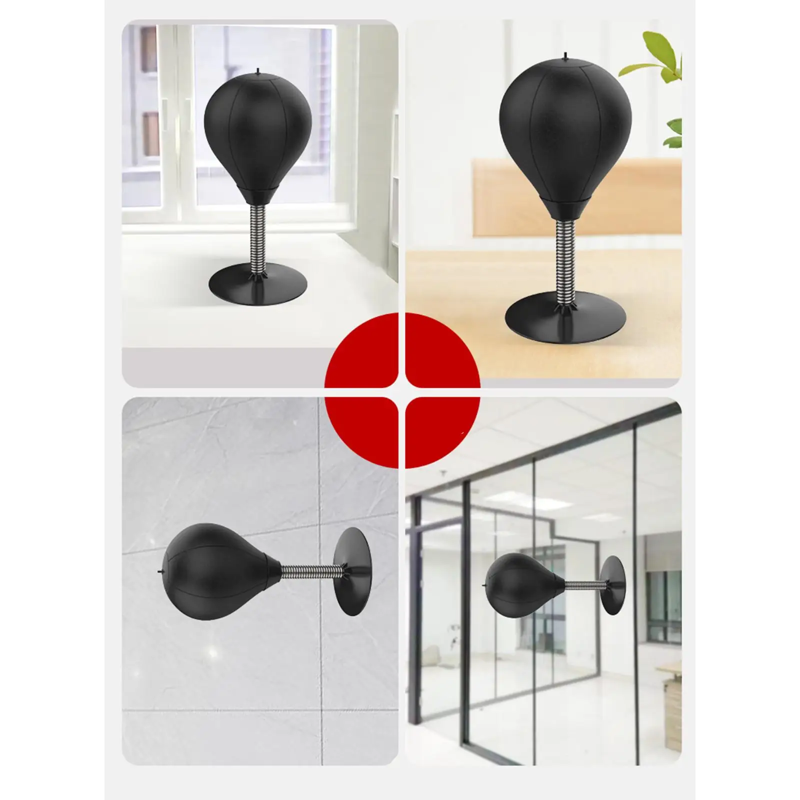 Desktop Punching Bag Equipment Gear Thanksgiving Gifts Heavy Duty Counter with Suction up Boxing Bag Speed Ball with Kids Gloves