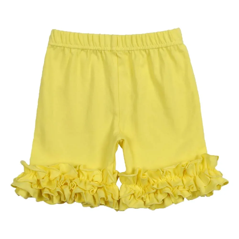 yellow girls shorts